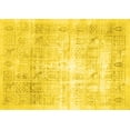 thumbnail image 1 of Ahgly Company Machine Washable Indoor Rectangle Persian Yellow Traditional Area Rugs, 8' x 12', 1 of 4