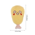 thumbnail image 2 of JOGZMZ Novelty Chicken Leg Pencil Pouch Soft Plush Fleece Novelty Pen Case Fun Food-Shaped Stationery Organizer, 2 of 6