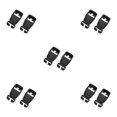 thumbnail image 3 of Yuarrent 2 Pieces Webbing Detach Buckle Tools Buckles Sewing No Adjustable Backpack Release Fastener Clasp Strap Side Quick Belt Type2 NO2 Yuarrent CBP375670, 3 of 5