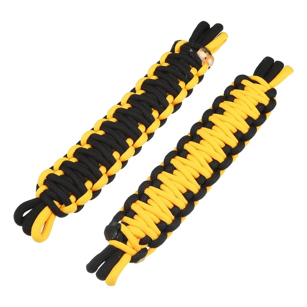 2uds Correa de puerta Unique Bargains Nylon Negro Amarillo