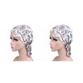 thumbnail image 3 of stanreset Fashion Print Flowers Women Inner Hijabs Cap Muslim Ruffle Chemo Hat Type3 NO3, 3 of 6
