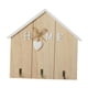 thumbnail image 2 of Colgador de llaves de madera con 3 ganchos, perchero rústico resistente y decorativo, de madera, 2 of 9