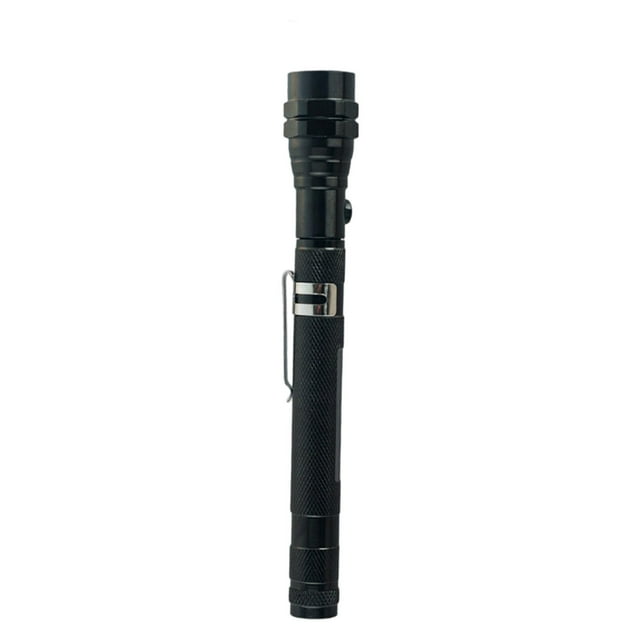 LED Flashlight,Ultra-Bright, Lightweight & Durable Mini Flashlight, Telescoping Magnetic Pickup Tool, LED Magnetic Flashlight Rechargeable, Extendable Neck with Light & Base