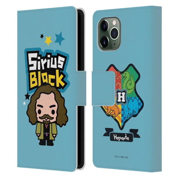 Head Case Designs Officially Licensed Harry Potter Deathly Hallows XXVIII Sirius Black Leather Book Wallet Case Cover Compatible with Apple iPhone 11 Pro