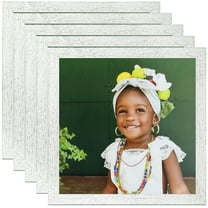ArtToFrames 11" x 17" White Picture Frame, 11x17 inch White Wood Poster Frame (WOM-4430), 5 Pack