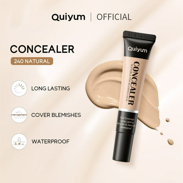 FcBaudy Concealer, Cover Perfection Tip Concealer, Multi-Use Concealer, Matte Oil Control Liquid Foundation,, Not Take Off Makeup, Repair, Concealer 8ml Foundation makeup