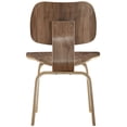 thumbnail image 4 of Modway Fathom Dining Chairs Set of 2 in Walnut, 4 of 5