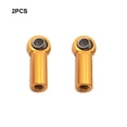 thumbnail image 3 of Vogacara 2 pack/lote aleación M3 junta de extremo de varilla de enlace 3MM agujero de cabeza de bola L 4,5 MM para RC coche camión pieza de Kits de construcción modelo Dorado, 3 of 6