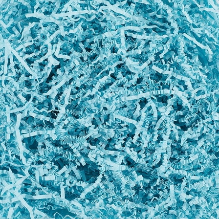 4 Sets 7oz Gift Shredded Paper Filler Blue Basket Filling Paper Crinkle Cut Shred Wrinkle Box Wrapping Shipping Filler