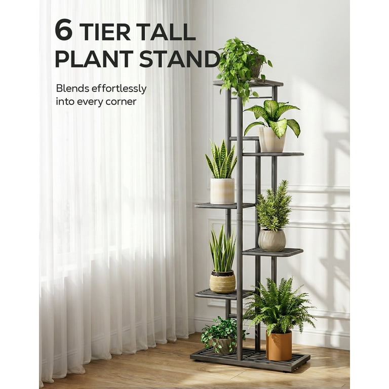Six-Tier Metal Corner Plant Stand photo 4
