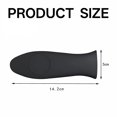 thumbnail image 2 of ACDANC Silicone Hot Handle Holder,Potholder for Cast Iron Skillets,Rubber Pot Handle Sleeve Heat Resistant for Frying Pans & Griddles Sleeve Grip Handle Cover,Metal Cookware Handles, 2 of 7