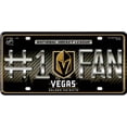 thumbnail image 1 of Las Vegas Golden Knights #1 Fan Metal License Plate, 1 of 1