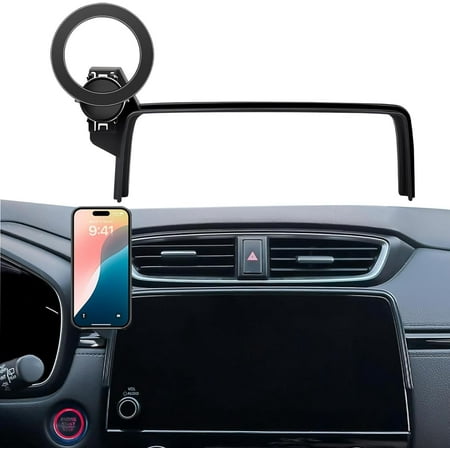 KKFEN-Car Phone Holder for Honda CR-V 2022 2021 2020 2019 2018 2017 5/7-Inch Touchscreen Cell Phone Mount Compatible with MagSafe