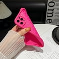 thumbnail image 4 of Case for iPhone 12 Pro Max Case, Cute Art Cheetah Painted for Women Girls, Full Camera Protective Strengthen Shockproof Compatible with Phone Case (Hot Pink, iPhone 12 Pro Max), 4 of 10
