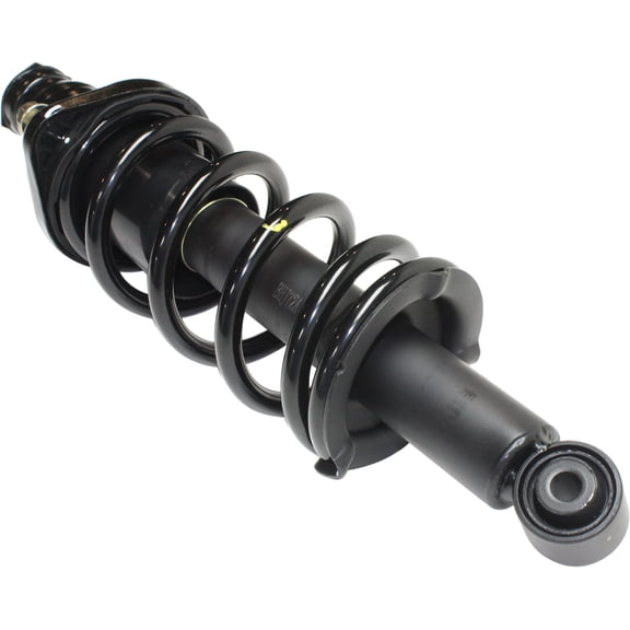 Shock Absorber and Strut Assembly Compatible with 2001-2005 Honda Civic Rear, Driver Side Black