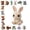 I, variant on DIY Animal Beading Kit for Adults & Teens, Cute 3D Animal Bead Craft Set with Colorful Beads and Instructions, Handmade Jewelry Art Craft Kit for Creative DIY Projects