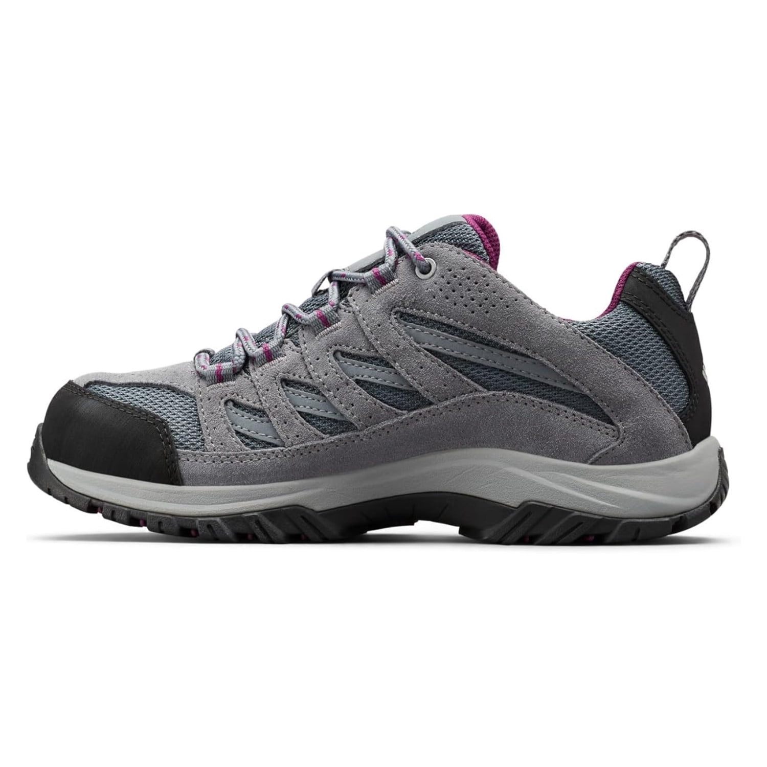 Columbia Women's Crestwood Waterproof Hiking Shoe, Graphite Wild Iris, Size 10