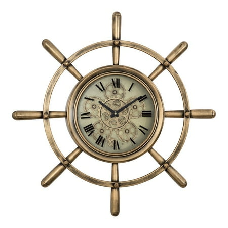 Yosemite Home Decor 26.5  x 26.5  Bronze Analog Wall Clocks  5120011