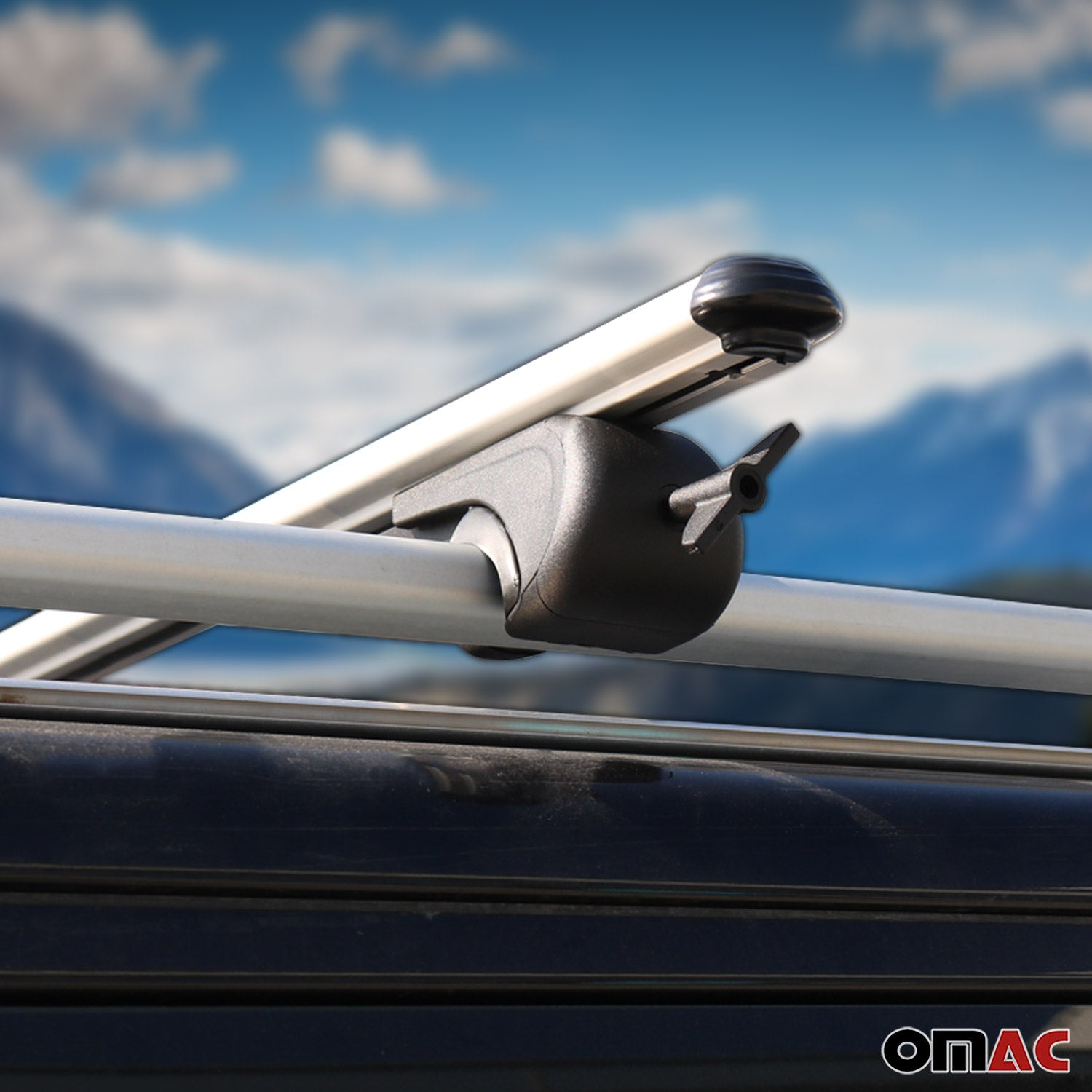 OMAC Roof Rack Crossbars Compatible with Ford Bronco Sport 2021 Alum 通販 