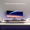 thumbnail image 3 of Monitor Stand Acrylic Dual Monitor Riser Acrylic Monitor stand with Storage Organizer for Computer Laptop Printer TV Oak, 3 of 8
