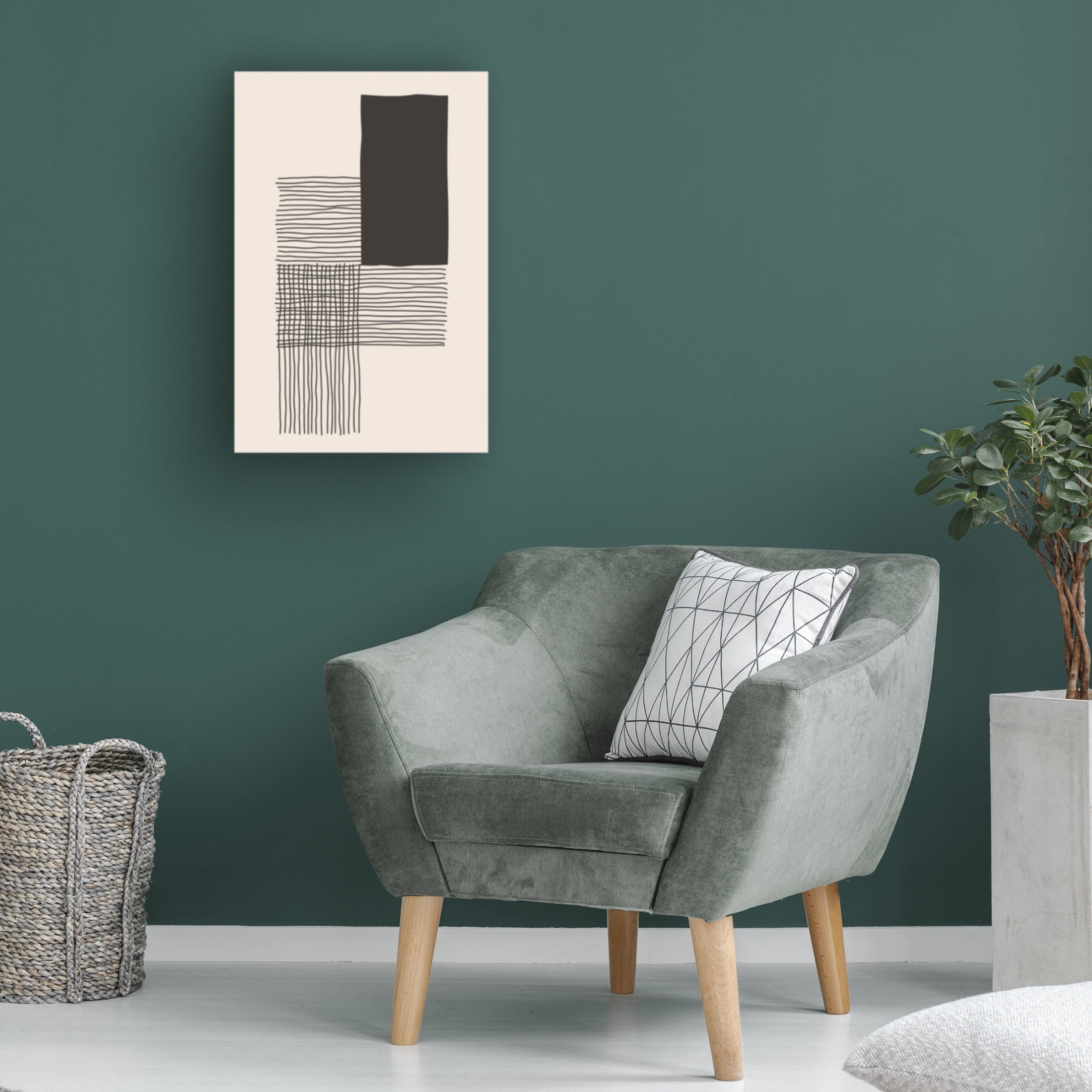 Trademark Fine Art jay stanley Dark Minimalism Series 4 Canvas Wall Art