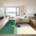 thumbnail image 3 of ODIKA 3'x5' Machine Washable Non-Slip Area Rug, Abstract Green High Traffic Rug, Green, 1050599, 3 of 7