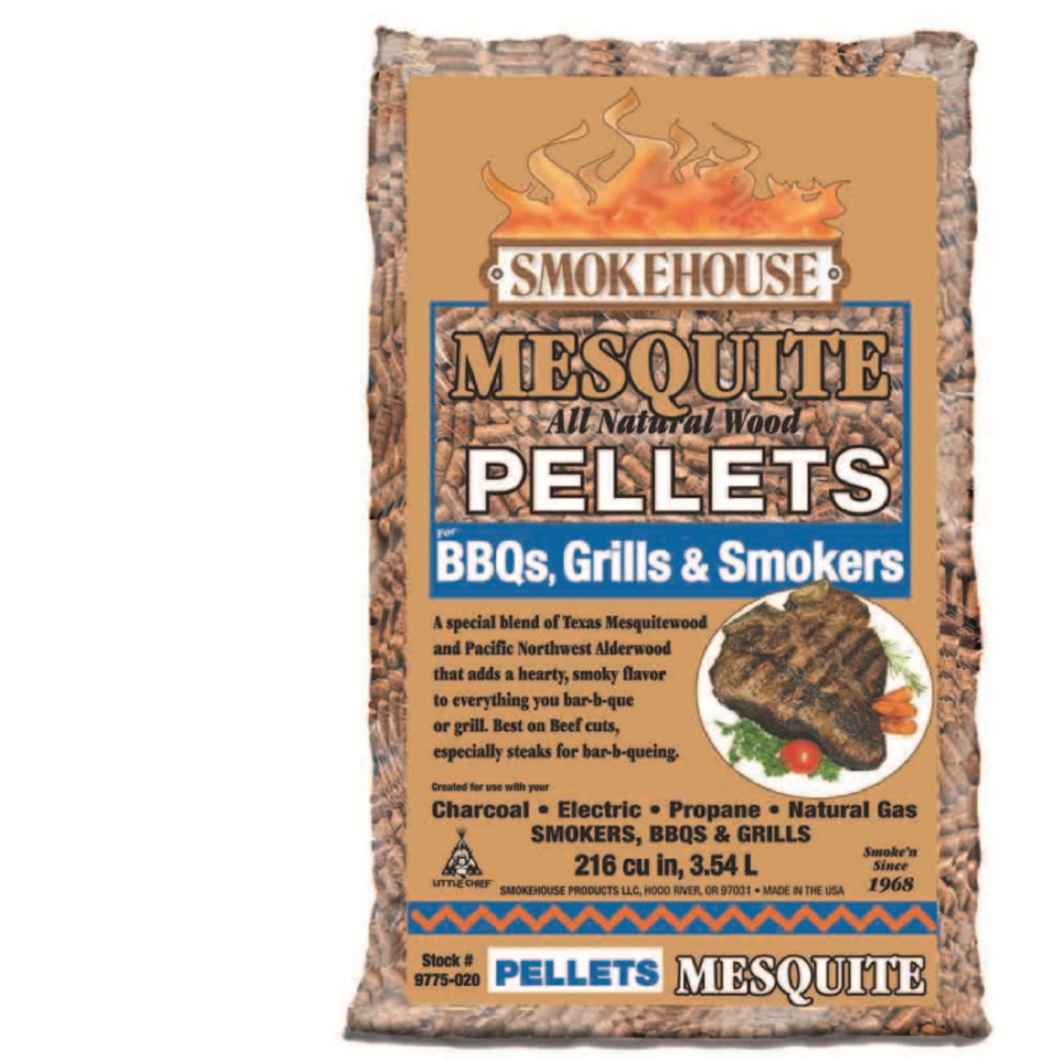 Smokehouse Wood Pellets 5 Pound 4 Pack Assortment