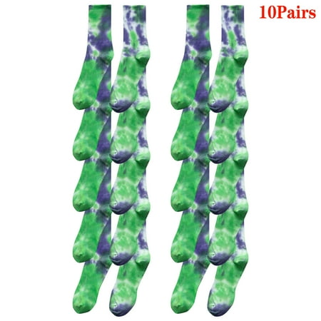 

20 pair Print Socks For Women Men Series Colorful Pattern Novelty Cute Unisex Socks Color Random