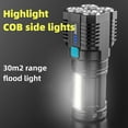 thumbnail image 5 of WQQZJJ Outdoor Lights Nine Lights In One Brightest Outdoor Flashlight 1000 Lumens LED Flashlight 4pcs LED Light Rechargeable Powerful Torch Long Throw Up To 200 Meters, 5 of 9