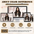 thumbnail image 6 of Phocas Long Curly Brown Wigs for Women 26inch Body Wave Highlight Blonde Wig, 6 of 10
