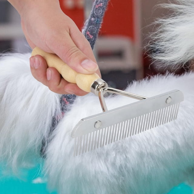 Peine Para Perros, Peine Suave Para Gatos, Peine Desenredante Para Mascotas, Kit De Aseo Para El Hogar Con Aguja De Peine De Metal Para Mascotas Para Peinar El Cabello