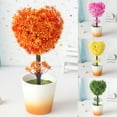 thumbnail image 4 of Gwong Decoración hogareña Plantas artificiales Falso Plum Blossom Paisajismo Partido de plástico Simulación de boda Árbol Topiary para sala de estar Gwong 21071458, 4 of 6