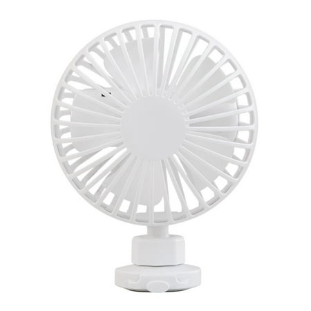 

F36 Stroller Bike Fan Mini USB Rechargeable Clip Fan Rotating Wrist Strap Fan