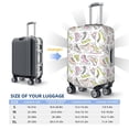 thumbnail image 4 of Pofeuu Pink skates Print Luggage Suitcase Cover Protector Luggage Washable Covers Aesthetic for 18/24/28/32 inch Luggage（No luggage included）-Small, 4 of 7