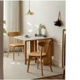 thumbnail image 6 of Aukfa Mid-Century Modern Dining Chairs Set of 4, Solid Oak Wood Side Chair for Kitchen, Dining Room, Walnut, 6 of 8