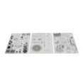 thumbnail image 4 of DIY Transparent , Clear  Hand Made 3 Pcs Decoration  For Scrapbook, 4 of 8