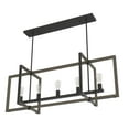 thumbnail image 6 of Hunter - Woodburn 5-light Noble Bronze, Extra Large Chandelier, Dimmable, Modern Style, Linear Shaped, for Bedrooms, Dining, Living Rooms - 19812, 6 of 8