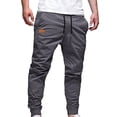 thumbnail image 2 of UVEASISHA Men's Hiking Cargo Pants Lightweight Casual Joggers Athletic Pants Drawstring Elastic Waist Tapered Sweatpants for Running Jogging with Pockets Today Sales,Dark Gray,M, 2 of 7