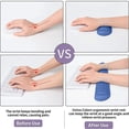 thumbnail image 4 of Memory Foam Wrist Guard Soft Gel Ergonomic Mouse Pad Wrist Guard Keyboard Mouse Wrist Guard Set, 4 of 5