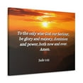 thumbnail image 2 of Scripture Walls  God Our Saviour Jude 1:25 Bible Verse Canvas Christian Wall Art Ready to Hang Unframed, 2 of 17