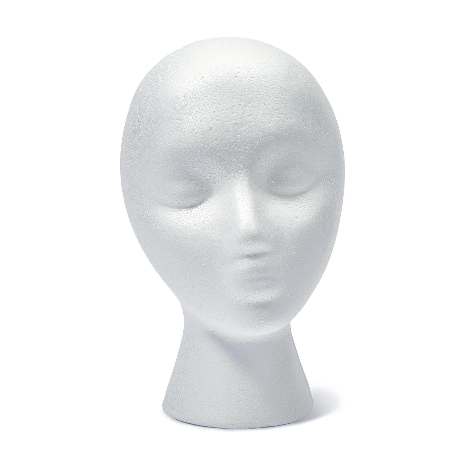 (2 pack) FloraCraft SmoothFōM Female Head 5.8" x 7.5" x 9.8" White