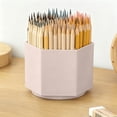 thumbnail image 4 of Bwomeauty Classroom Supplies, 1pc 360 Degree Rotating Pen Holders 6 Compartments Large Capacity Desk Organizer Stationery Storage For Office Home Study Desk Accessories Supplies, Teacher Gifts, 4 of 6