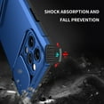 thumbnail image 6 of SaniMore for iPhone 12 Pro Case 2020, for iPhone 12 Pro Phone Case with Slide Camera Cover Built-in Kickstand Dual Layer Hybrid Shockproof Case for iPhone 12 Pro 6.1", Blue, 6 of 11