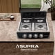 thumbnail image 3 of Parrilla de Gas Supra 4Q-TITAN BLACK de 4 Quemadores para Sobreponer Color Negro, 3 of 6