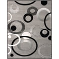 thumbnail image 5 of United Weavers Plaza Francoise Area Rug, Geometric Pattern, Silver, 7'10" X 10'6", 5 of 6