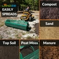 thumbnail image 5 of LANDZIE Lawn and Garden Spreaders - 60 x 20 Inch Tow-Behind Compost and Peat Moss Spreader for Commercial Landscaping - Effortlessly Spreads The Perfect Layer of Topdressing - Larger Lawn Care, 5 of 8