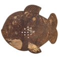 thumbnail image 1 of Coconut Shell Soap Dish Soap Holder Shower Bar Shampoo Holder Soap Container (Fish Style), 1 of 3