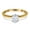 Moissanite Yellow Tone Silver, variant on Moissanite Size-10 Art Deco Oval Solitaire Cathedral Vintage Rings Wedding Engagement Ring For Women 925 Sterling Silver Gifts For Her