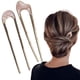 thumbnail image 5 of 2 horquillas francesas en forma de U para moños, horquillas para moños gruesos, pinzas para el cabello, accesorios para peinar el cabello., 5 of 7