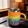 thumbnail image 4 of Science Fiction Cups Movie Memorabilia Stainless Steel Mugs Futuristic Design Style Perfect for Gifting, Tech Conference Decor, Bar Collection, Sci-Fi Fans, Alien Themes, Space Exploration,, 4 of 6